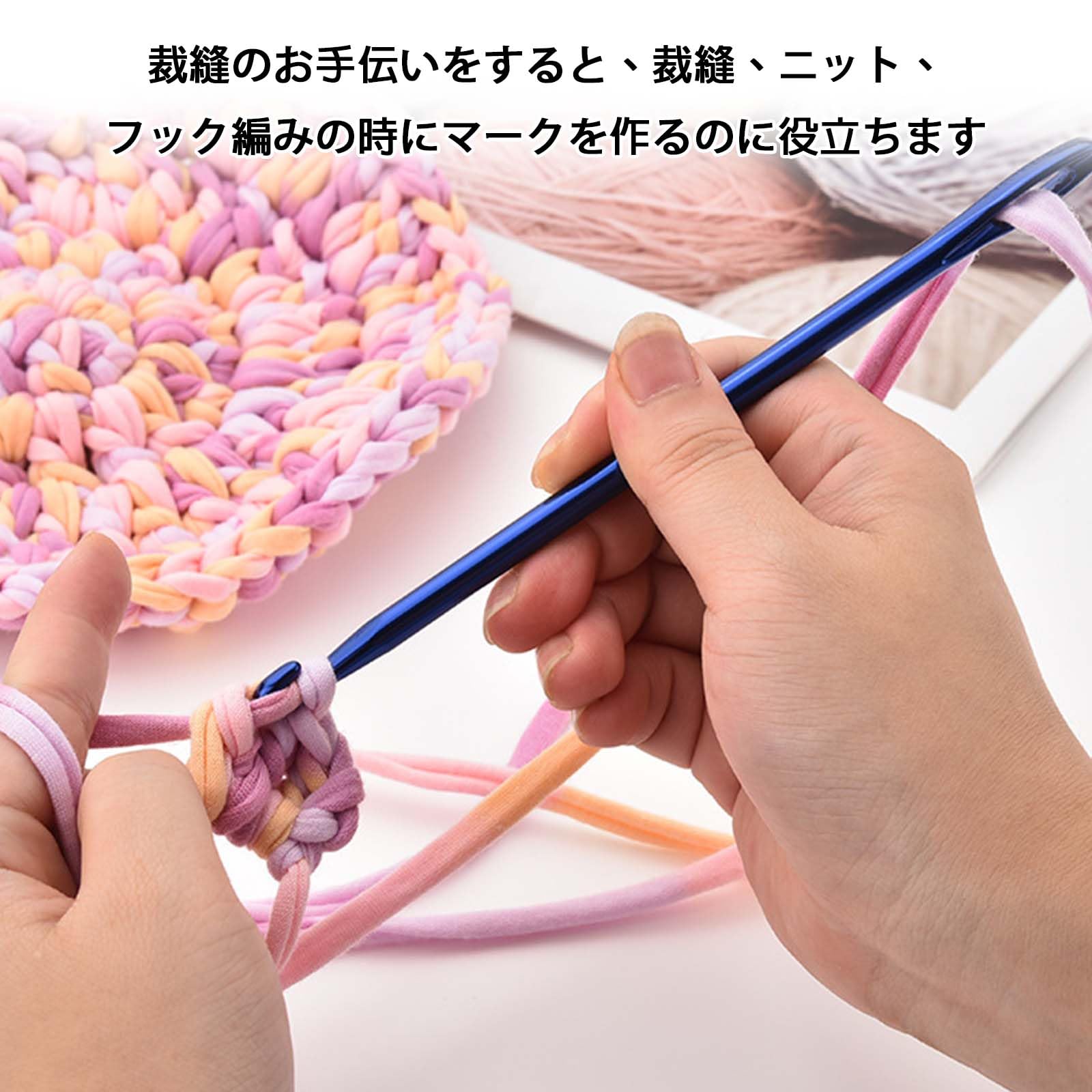 Amazon.co.jp: 編み針 かぎ針【3本セット 3サイズ】かぎ針編みフック